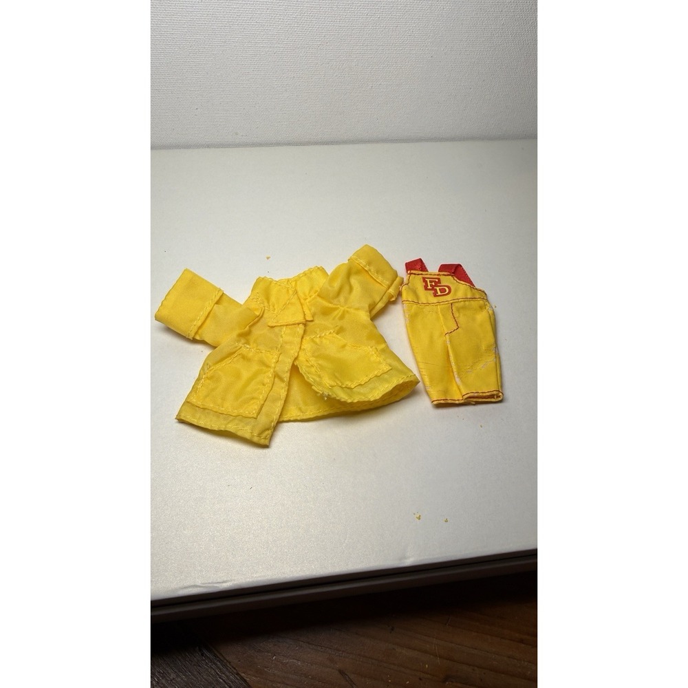 Vintage Ideal Liddle Kiddle FD‎ Firefighter Outfit and Jacket